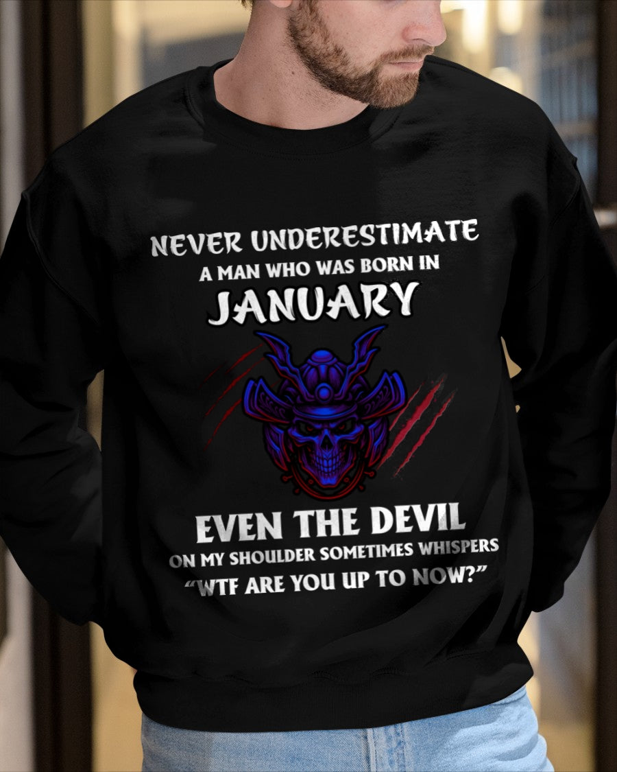 NEVER UNDERESTIMATE A MAN BORN IN JANUARY ccdi01 male (SKU-S1-01)