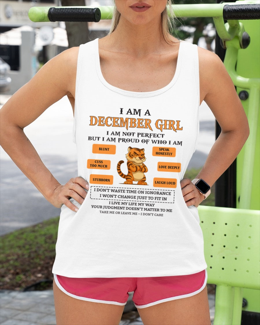 "I AM A DECEMBER GIRL" - Birthday Gift For December Girls - FMA ccdi12 (SKU26T-01-62-12)