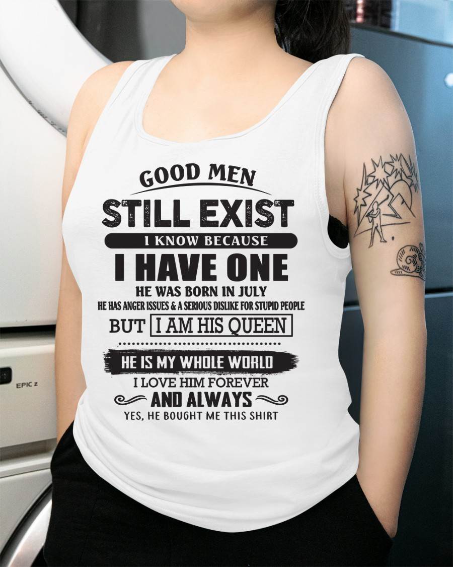 July - Good Men Still Exist - Perfect Gift For Girlfriend, Wife From Husband - CCDI07 (SKU07-166-07)