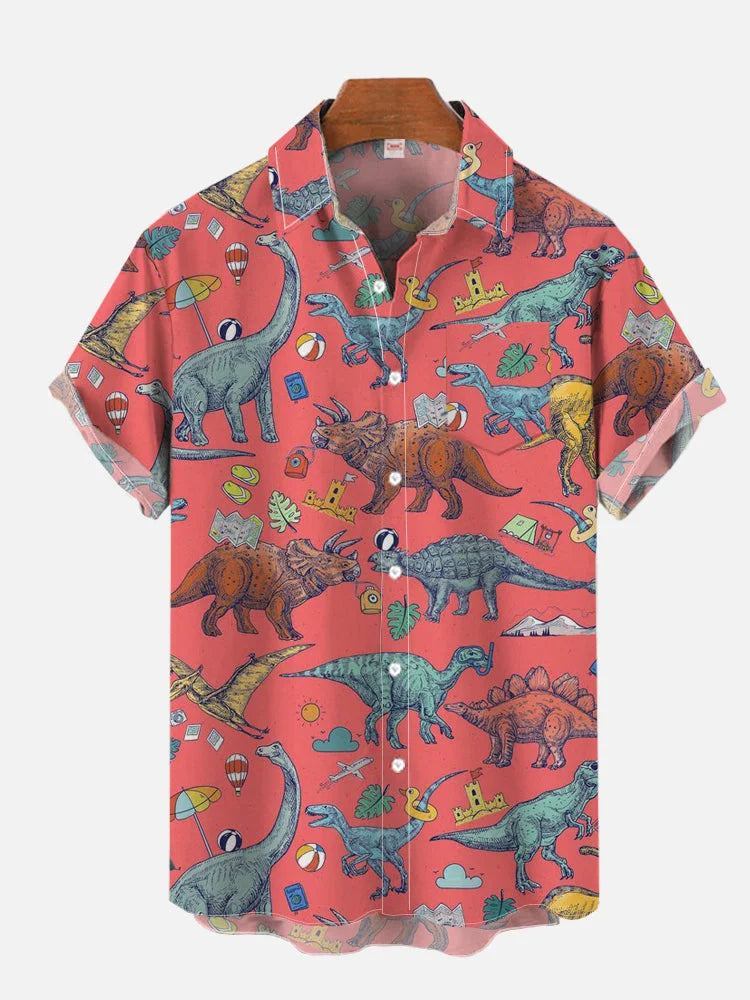 Hawaiian Shirt – Men's 3D Animal Graphic Vacation Shirt