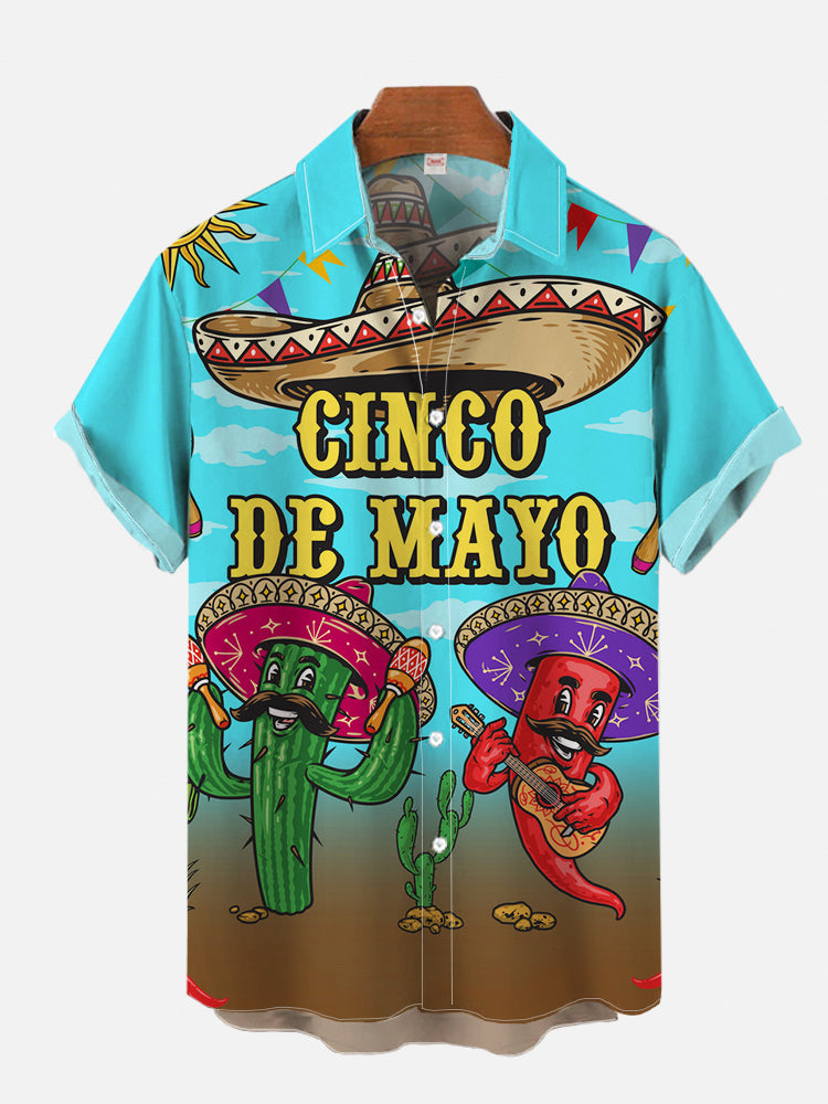 Hawaiian Shirt – Mexican Party 3D Print Hawaiian Shirt – Men’s Casual Summer Top