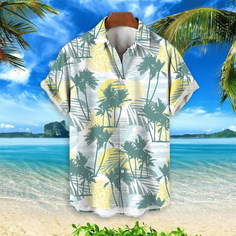 Hawaiian Shirt – 2025 3D Print Hawaiian Short Sleeve Shirt – Casual Summer Wear