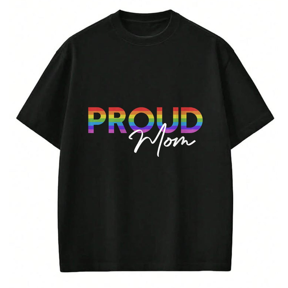 Gift for Mom Shirt, Funny Mom Unisex T-Shirt/Hoodie/Sweatshirt HLT00 - Queer Pride Proud Mom Rainbow Equality Pride Month LGBT T-Shirt