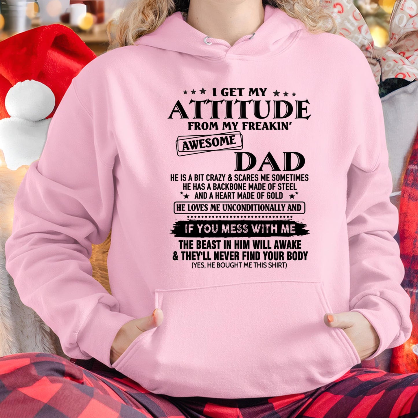 Attitude - Awesome Dad - Perfect gift for your daughter - ccdi00 FROM MAN (SKU-TDADC-00)