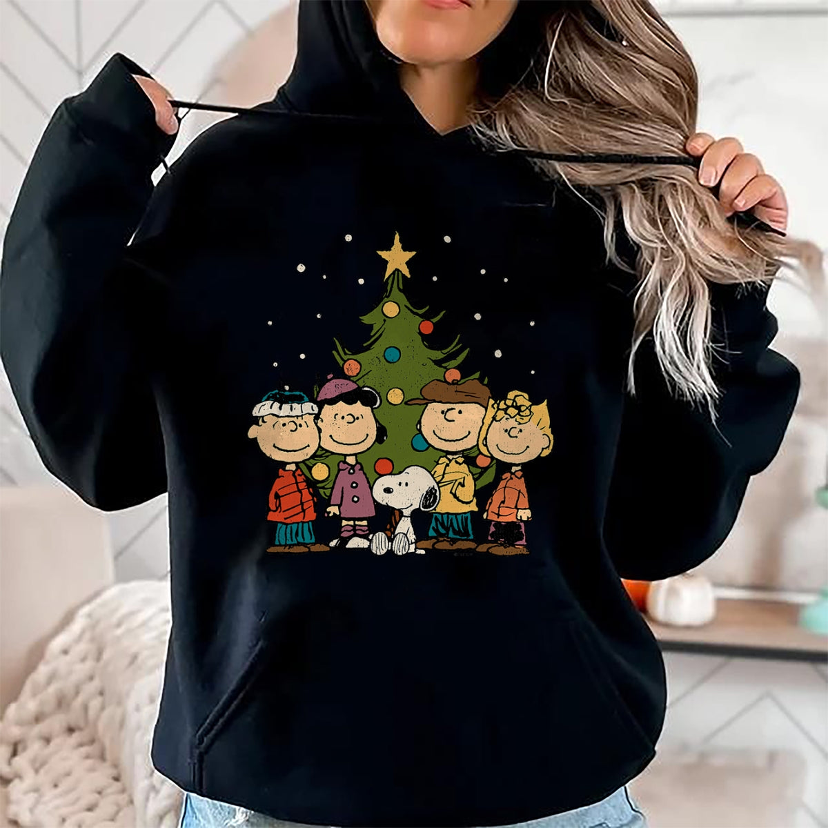 Christmas Shirts for Family, Funny christmas shirts, Christmas Unisex T-Shirt/Hoodie/Sweatshirt HLT00 - Peanuts - Peanuts Christmas Group T-Shirt