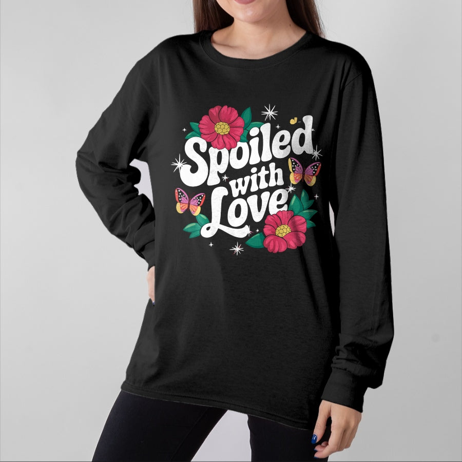 Best Wife Shirt, Wife and Husband Unisex T-Shirt/Hoodie/Sweatshirt HLT00 - Gift for wife T shirt, spoiled wife Spoiled Wife Funny Wife Spoiled Wife Spoiled With Love Long Sl