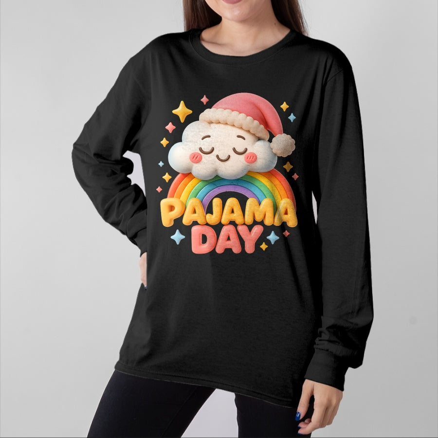 Best Teacher Shirt, Funny Teacher UnisexT-Shirt/Hoodie/Sweatshirt HLT00 - Pyjamas Day School Spirit Week Sleepy Cloud Teacher Student T-Shirt