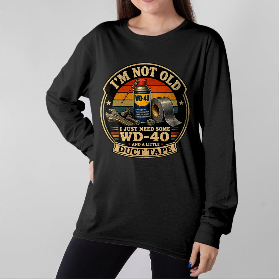 Best Mechanic Life Shirt, Funny Mechanic UnisexT-Shirt/Hoodie/Sweatshirt HLT00 - Funny WD40 Duct Tape Mechanic Dad for Men T-Shirt
