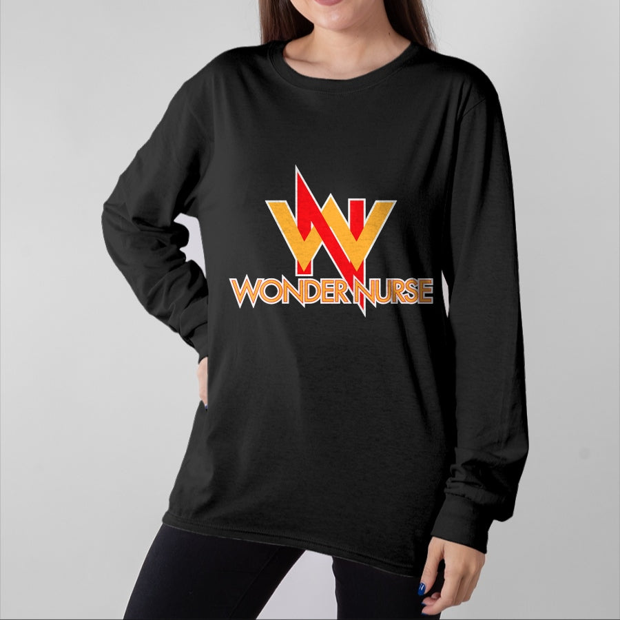Funny Nurse Shirt, Nurse Unisex T-Shirt/Hoodie/Sweatshirt HLT00 - Wonder Nurse Superhero Costume for RN LPN Nursing Student T-Shirt