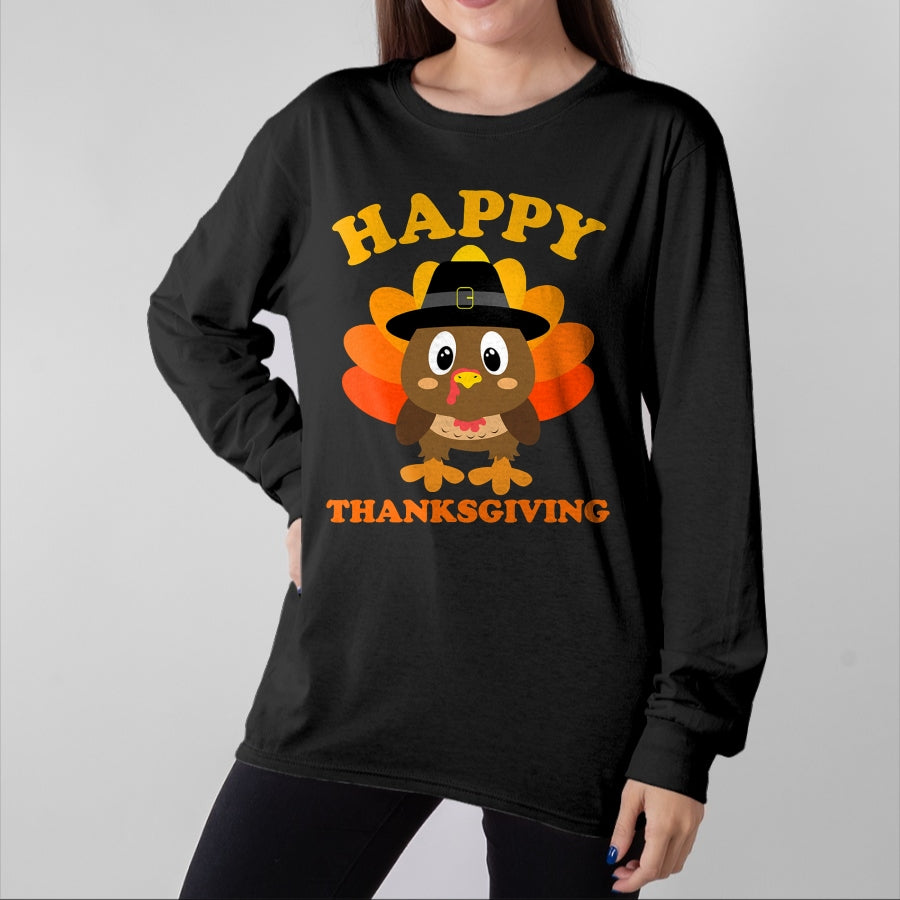 Best Thanksgiving Family Shirt , Funny Thanksgiving UnisexT-Shirt/Hoodie/Sweatshirt HLT00 - Happy Thanksgiving Thankful Grateful Turkey Men Women Kids T-Shirt