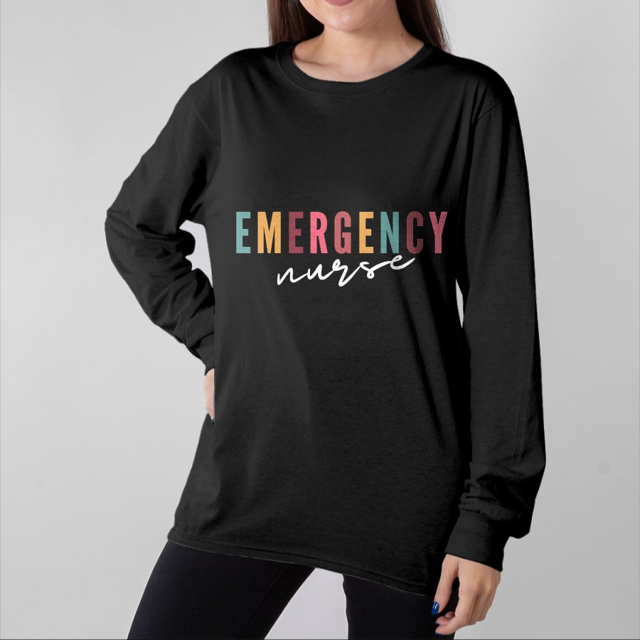 Funny Nurse Shirt, Nurse Unisex T-Shirt/Hoodie/Sweatshirt HLT00 - ER Nurse Emergency Room Nurse School Women nursing T-Shirt