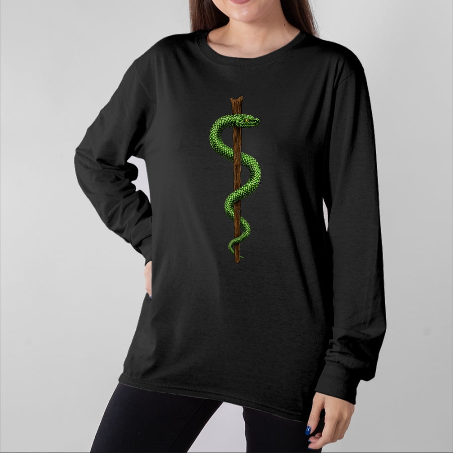 Best Doctor Shirt, Funny Doctor UnisexT-Shirt/Hoodie/Sweatshirt HLT00 - Rod of Asclepius Caduceus Medical Doctor Symbol T-Shirt