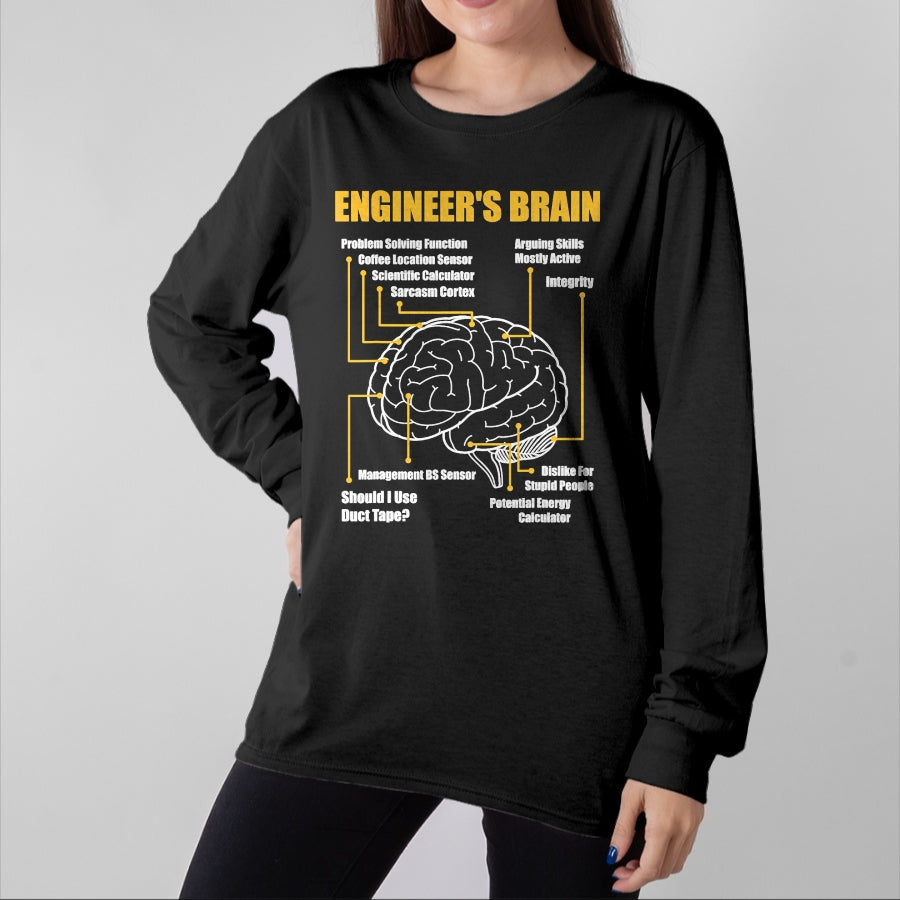 Best Mechanic Life Shirt, Funny Mechanic UnisexT-Shirt/Hoodie/Sweatshirt HLT00 - Engineer's Brain - Funny Sarcastic Engineering Gift Short Sleeve T-Shirt