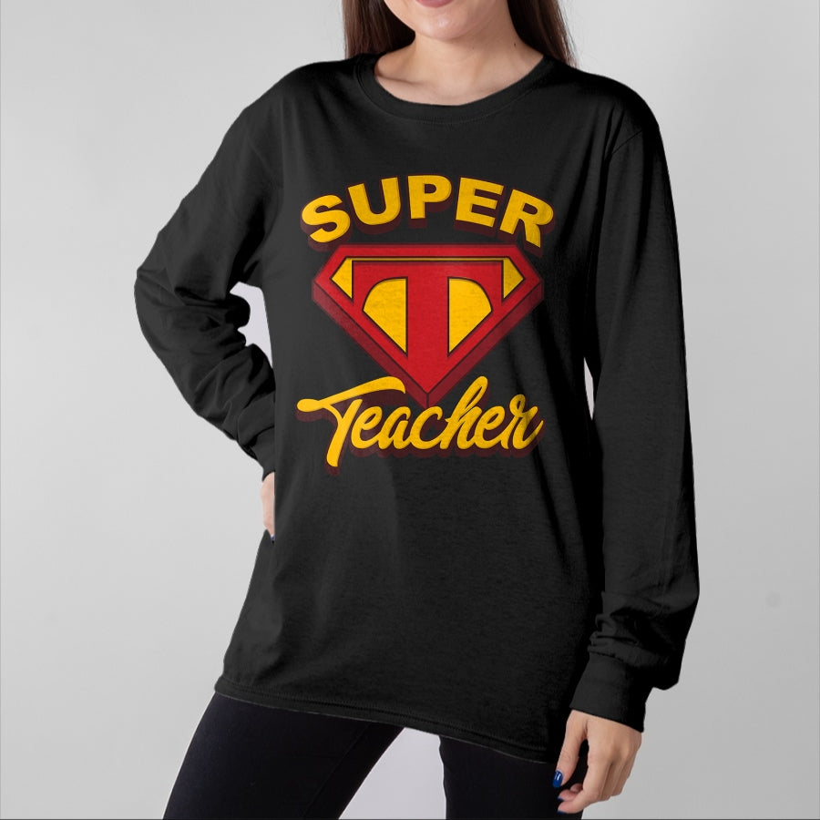 Best Teacher Shirt, Funny Teacher UnisexT-Shirt/Hoodie/Sweatshirt HLT00 - Superteacher Superhero Funny Teacher T-Shirt