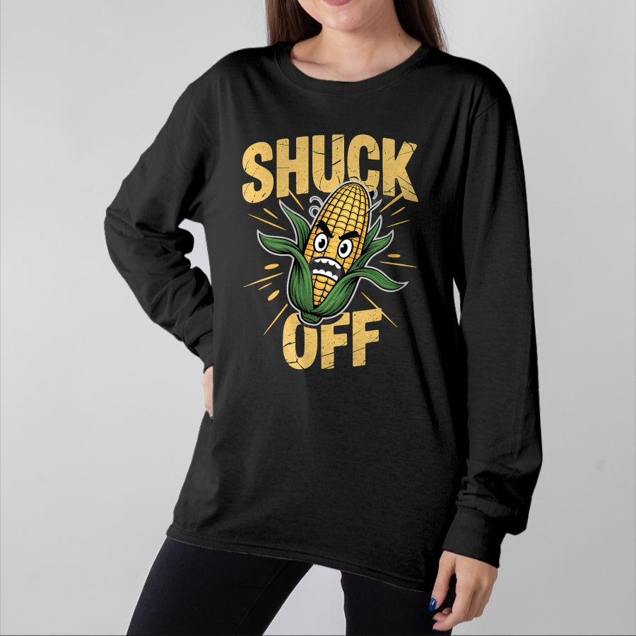 Best Farmer Life Shirt, Funny Farmer UnisexT-Shirt/Hoodie/Sweatshirt HLT00 - Shuck Off Corn Farmer T-Shirt