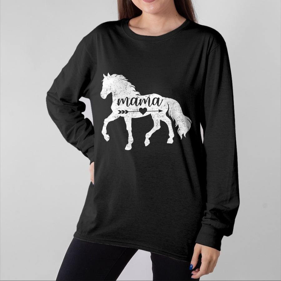 Best Horse Lover Shirt , Funny Horse UnisexT-Shirt/Hoodie/Sweatshirt HLT00 - Horse Mama Shirt - Funny Horse Lover Mom Mother_s Day T-Shirt