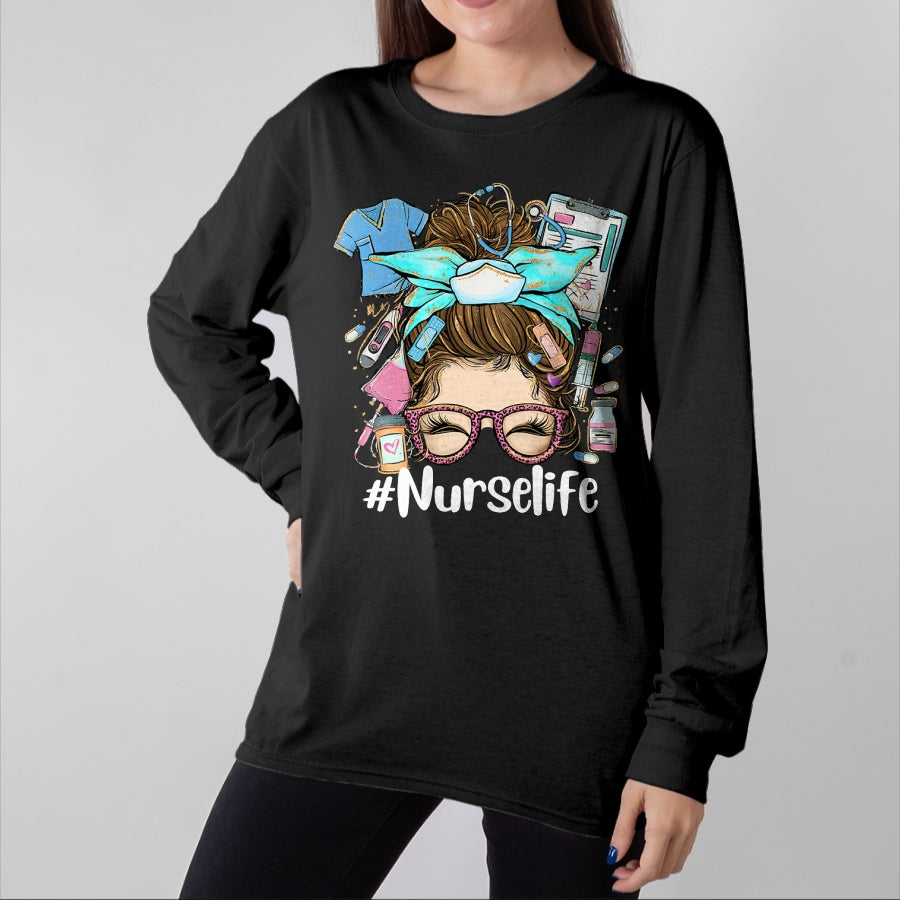 Funny Nurse Shirt, Nurse Unisex T-Shirt/Hoodie/Sweatshirt HLT00 - Funny NurseLife Nurse T-Shirt