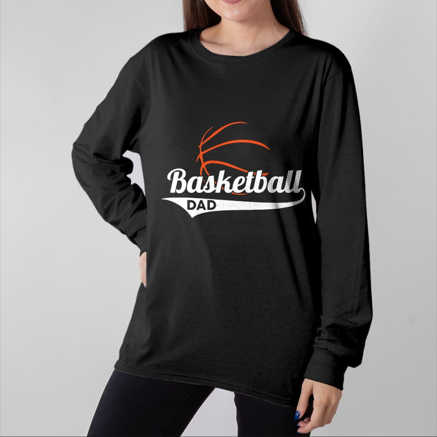 Gift for Dad Shirt, Funny Dad Unisex T-Shirt/Hoodie/Sweatshirt HLT00 – Proud Basketball Dad T-Shirt