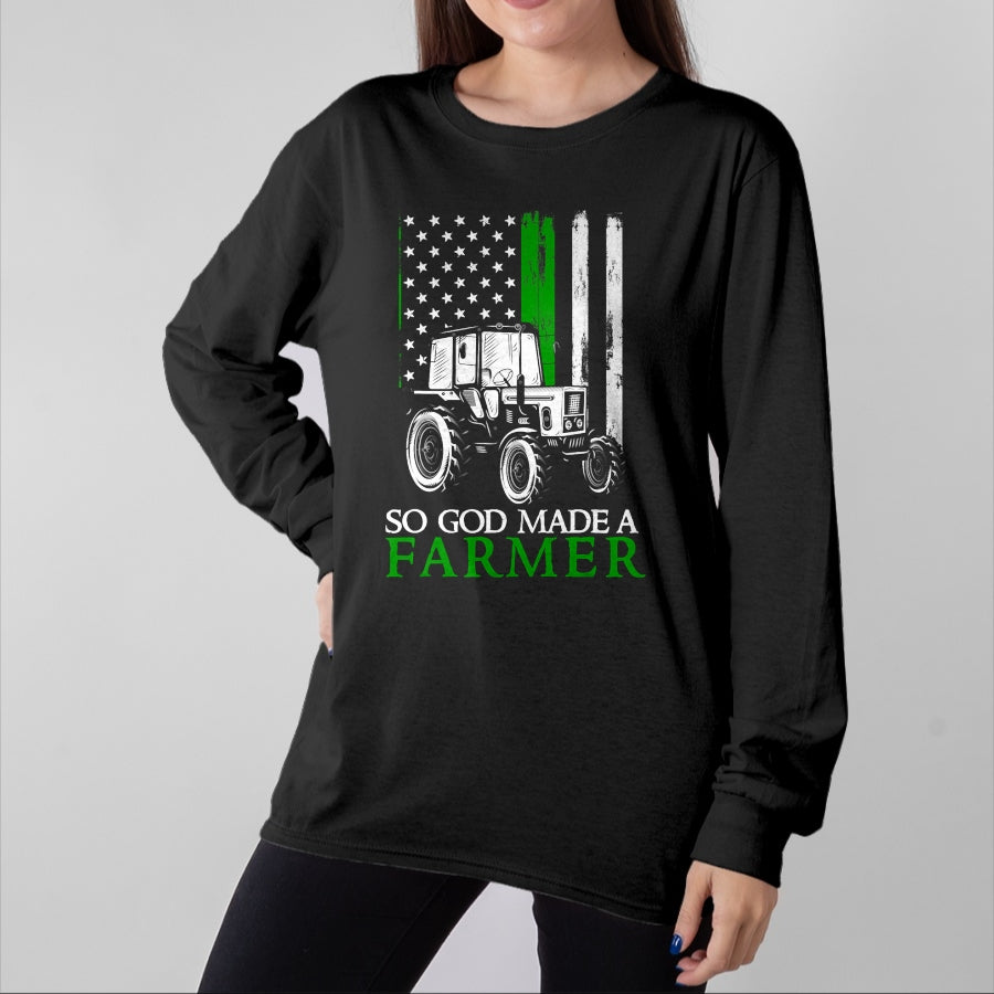 Best Farmer Life Shirt, Funny Farmer UnisexT-Shirt/Hoodie/Sweatshirt HLT00 - So God Made A Farmer, Farming Farmer T-Shirt (4)