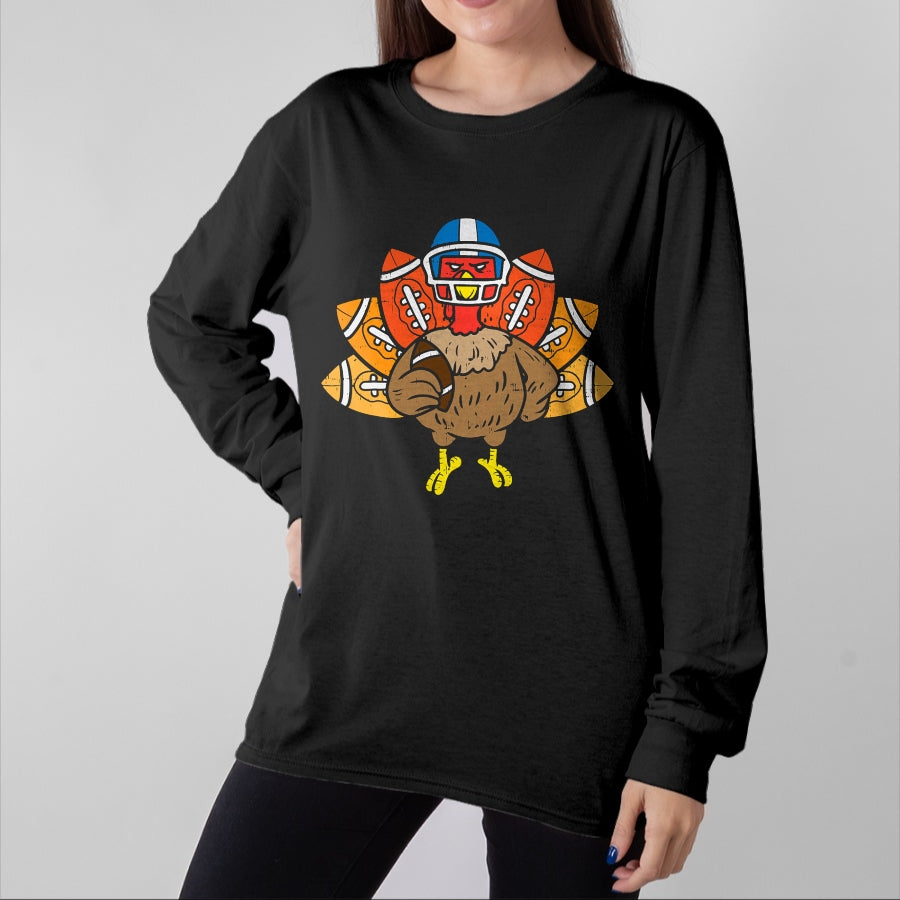 Best Thanksgiving Family Shirt , Funny Thanksgiving UnisexT-Shirt/Hoodie/Sweatshirt HLT00 - American Football Player Turkey Thanksgiving Day Sport Gift T-Shirt