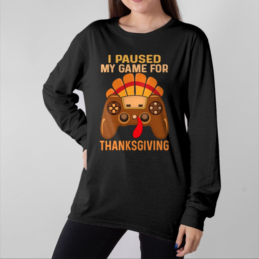 Best Thanksgiving Family Shirt , Funny Thanksgiving UnisexT-Shirt/Hoodie/Sweatshirt HLT00 - Happy Thanksgiving Gaming Fall Turkey Gamer Boys Kids Men T-Shirt