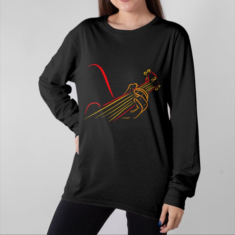 Guitar Lover Shirt, Funny Guitar UnisexT-Shirt/Hoodie/Sweatshirt HLT00 - Playing Guitar Guitarist Music Life Funny Gift T-Shirt