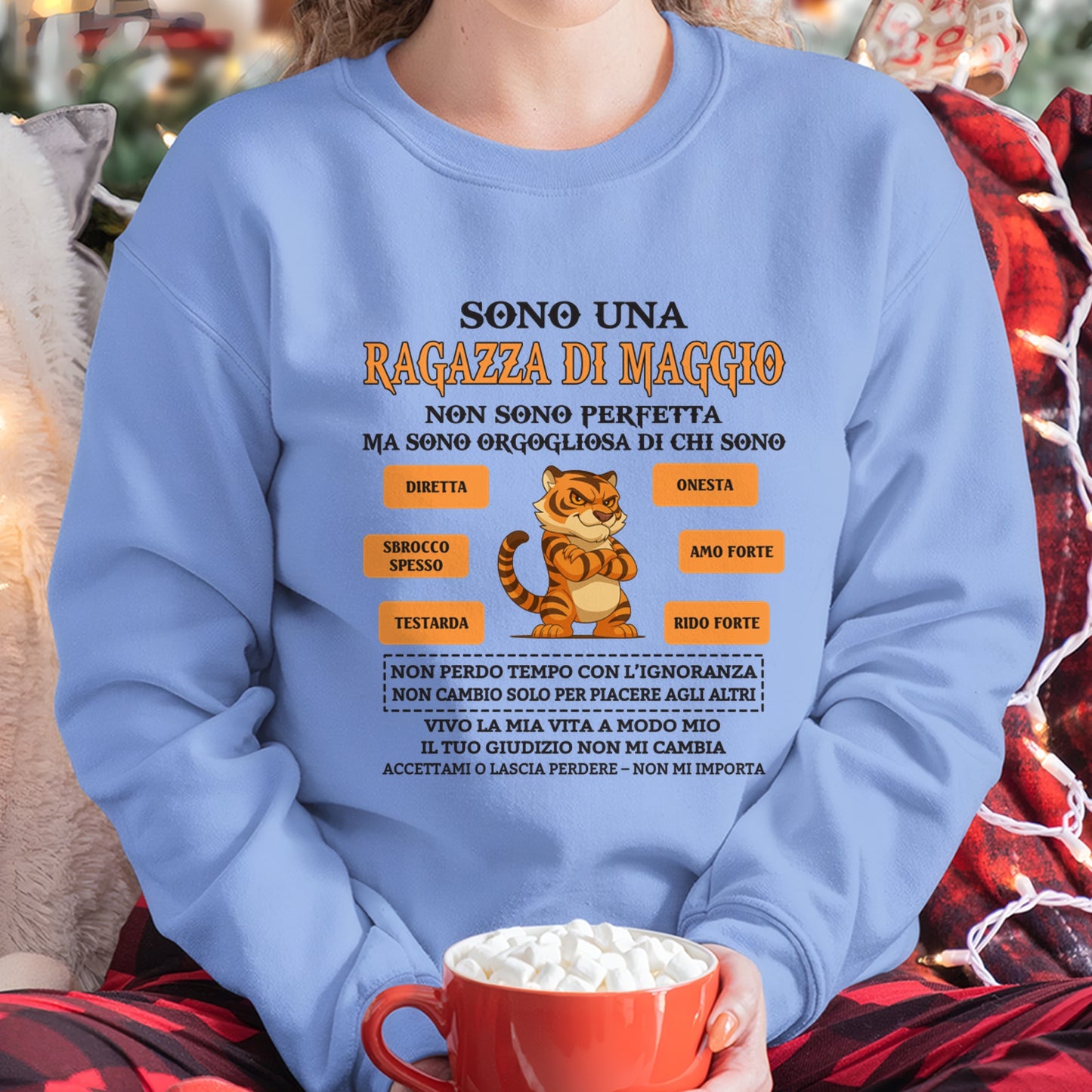 ITA - “SONO UNA RAGAZZA DI MAGGIO” – Regalo di compleanno per ragazze nate a maggio – FMA CCDI05 (SKU2605-335-05)