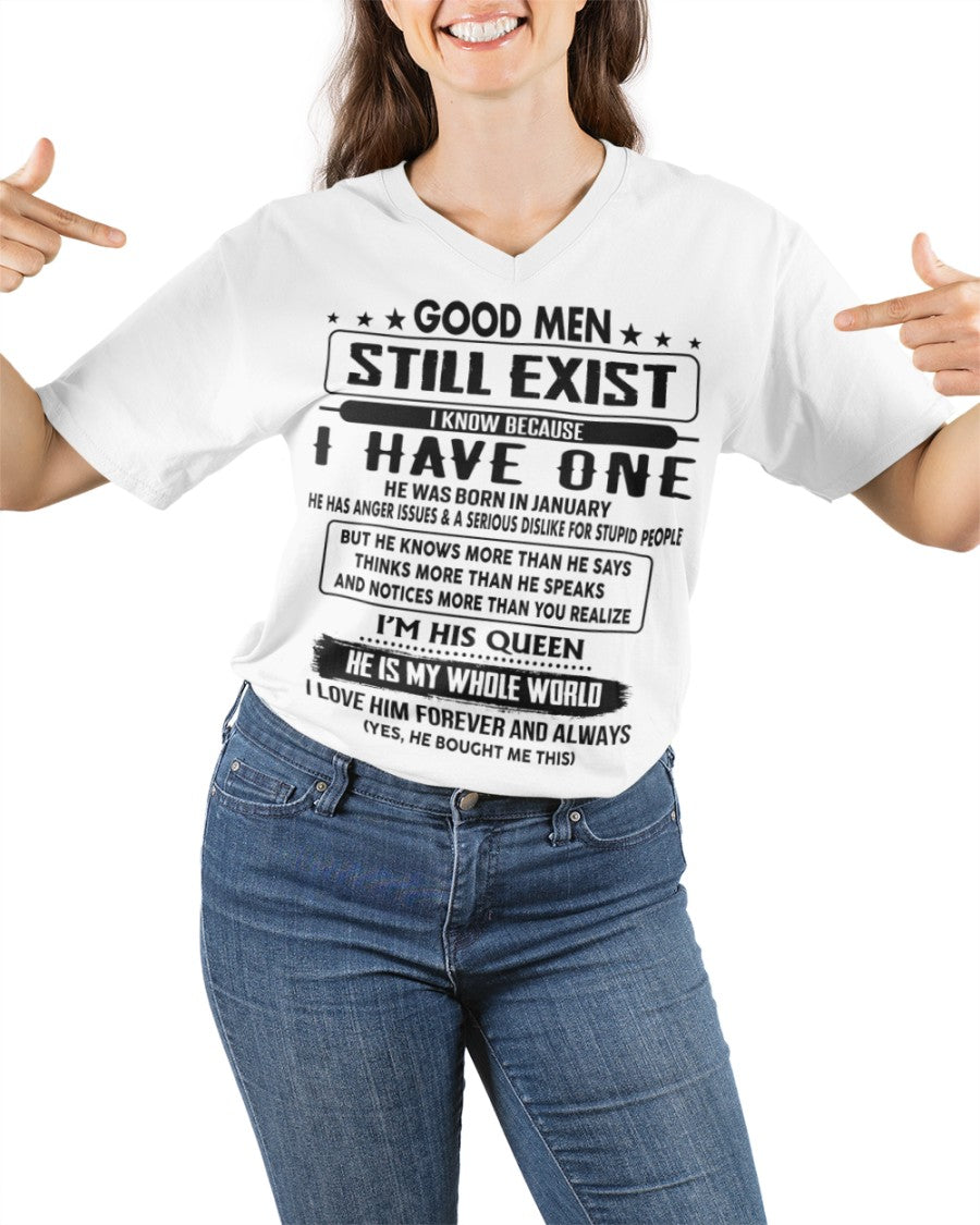 January - Good men Still Exist - gift for your girlfriend, wife from Husband - CCDI01 (SKU-GM-01)