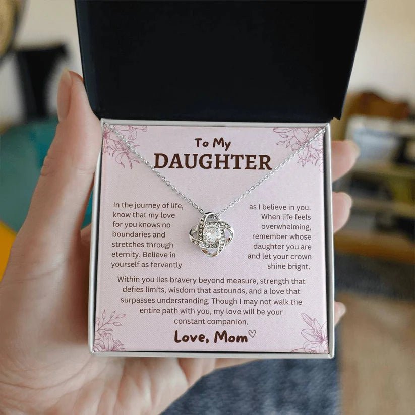 To My Daughter From Mom Necklace