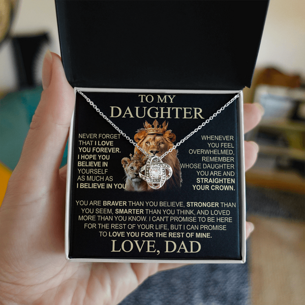 To My Daughter From Dad Necklace