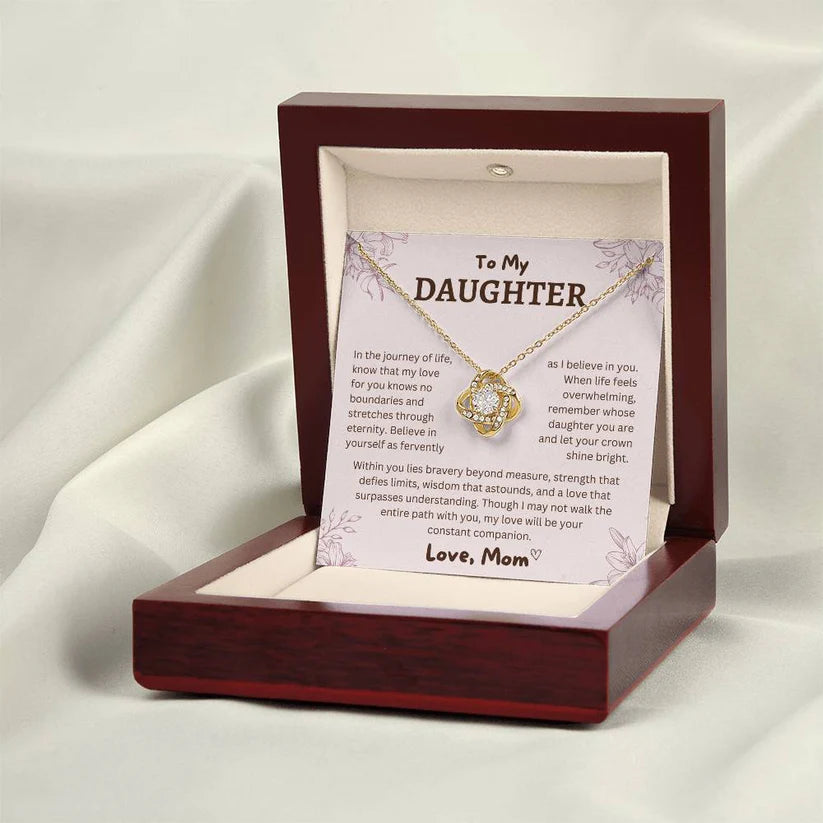 To My Daughter From Mom Necklace