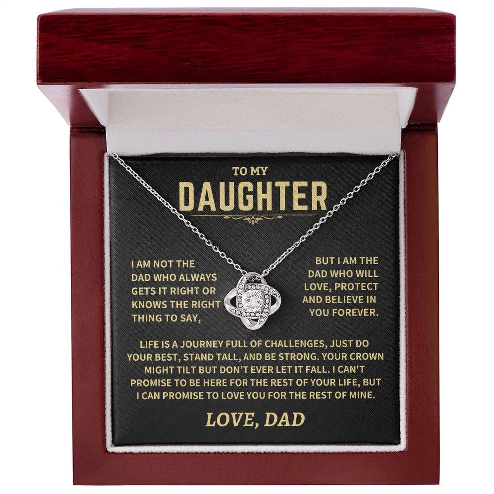 To My Daughter From Dad Necklace