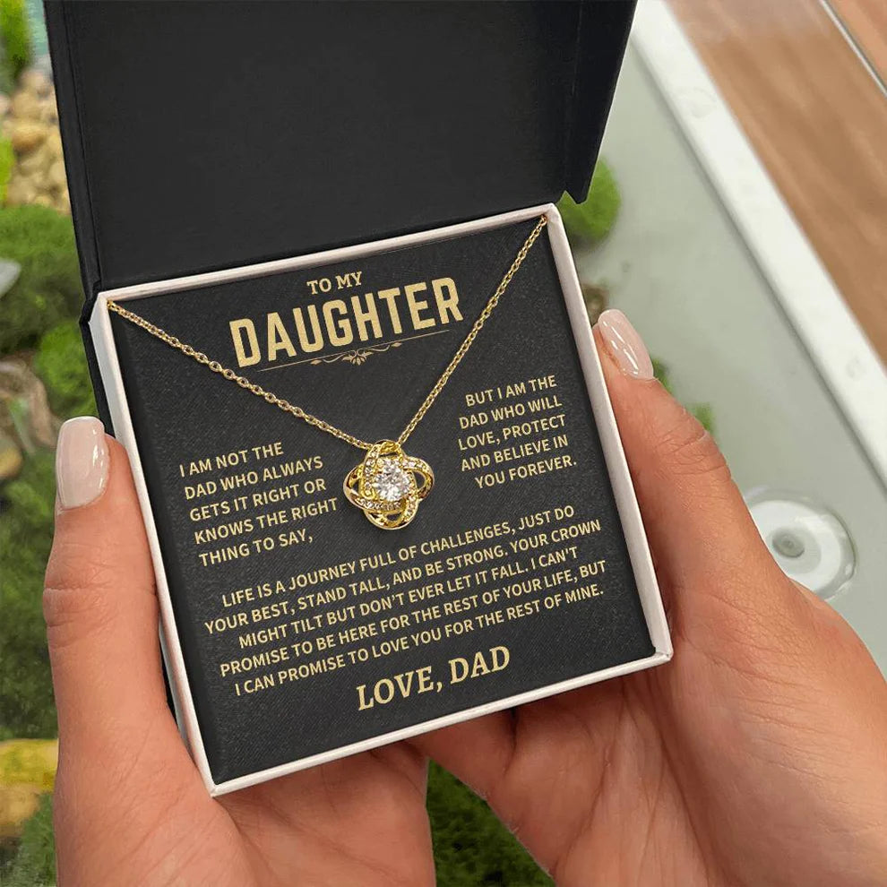 To My Daughter From Dad Necklace