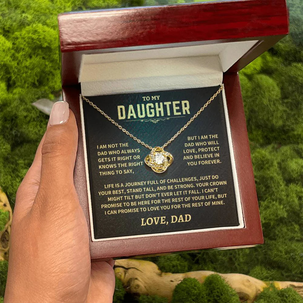 To My Daughter From Dad Necklace