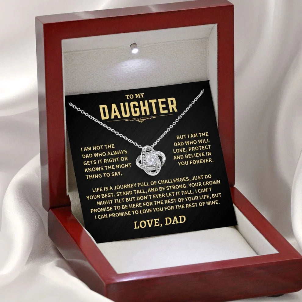 To My Daughter From Dad Necklace