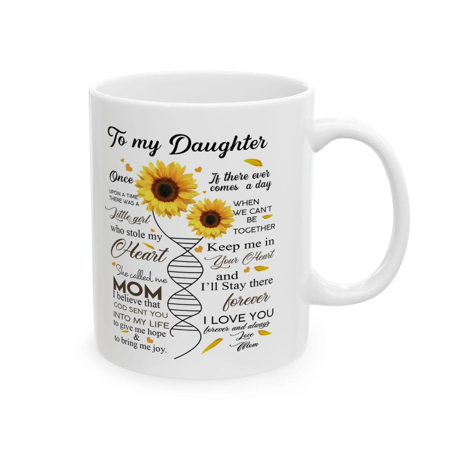 TO DAUGHTER MUG 05 - GIFT FROM MOM - NTTD00