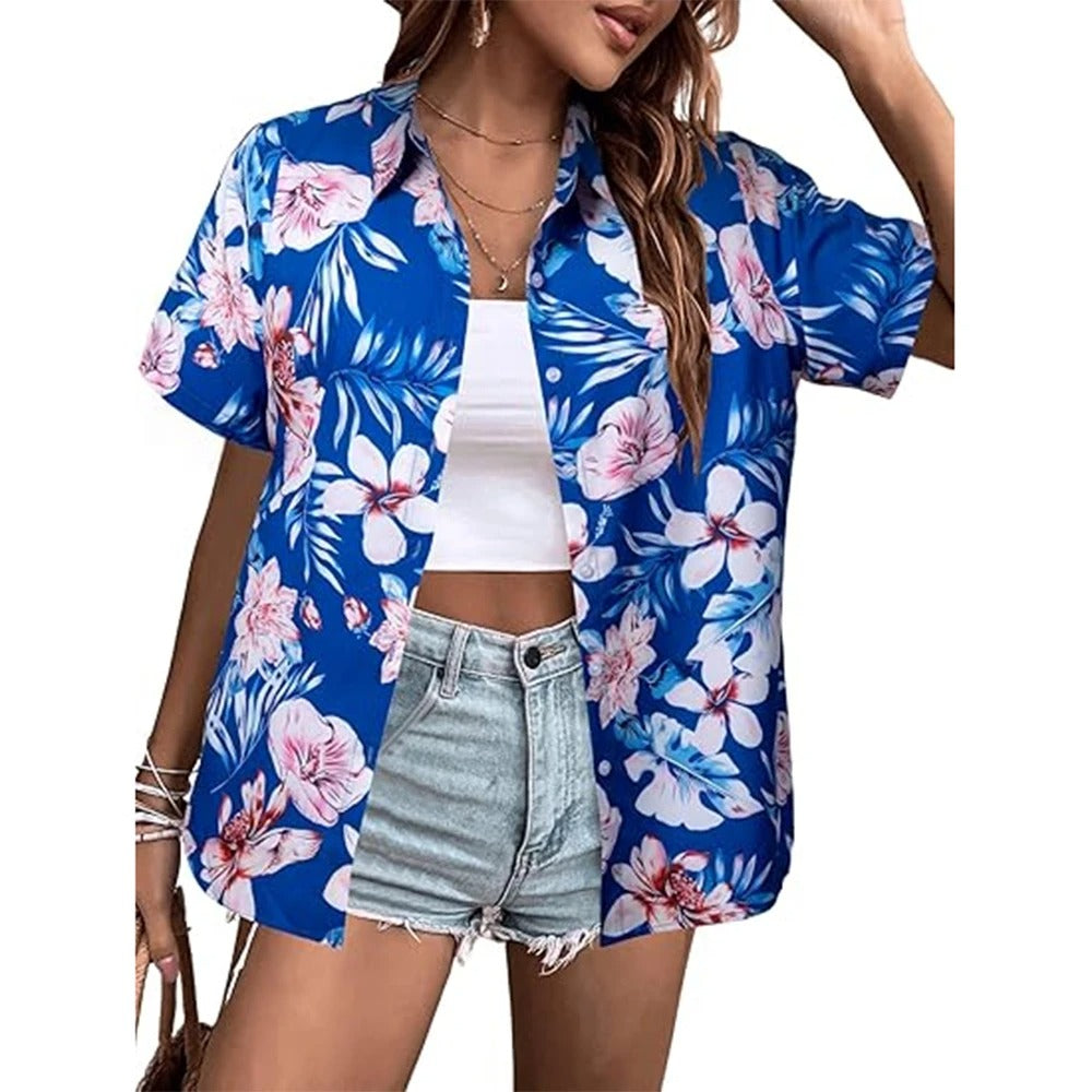 Hawaiian Shirt – Summer Casual Lapel Top