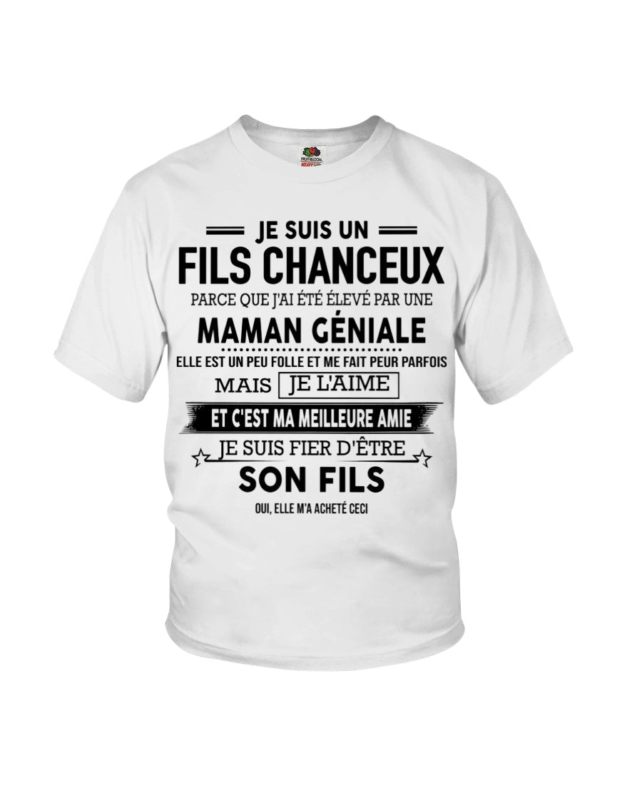 JE SUIS UN FILS GÂTÉ – CADEAU DE MAMAN INCROYABLE - fr00 / ccdi00