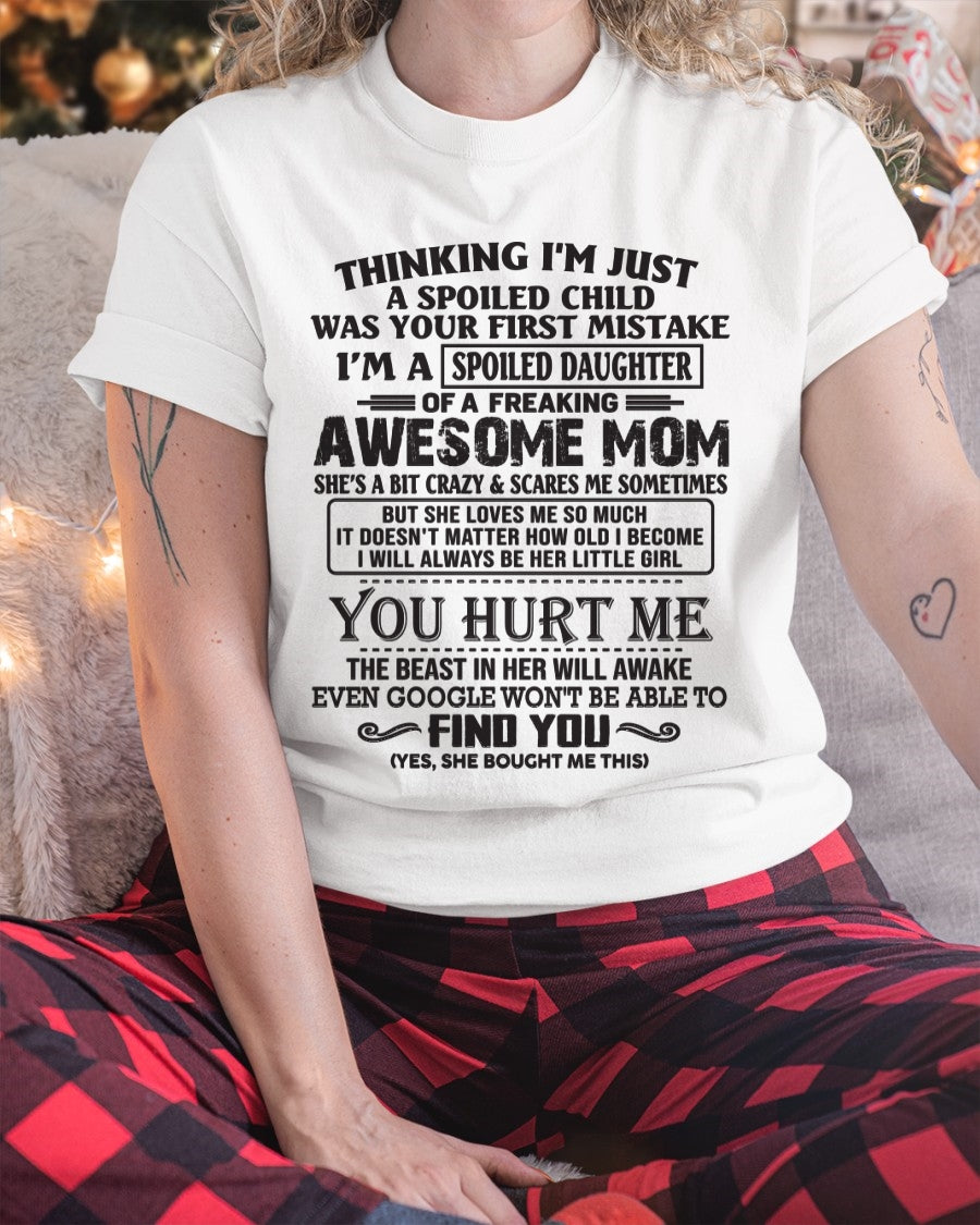 THINKING I’M JUST A SPOILED CHILD WAS YOUR FIRST MISTAKE - FROM WOMAN FMA - ccdi00 (SKU09-15-00)