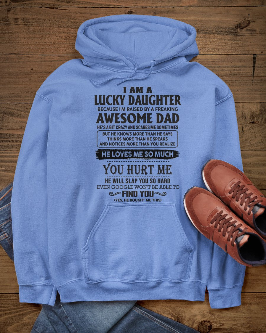 Lucky Daughter - perfect gift for your daughter from Dad - HL00 ( Dad US 00)