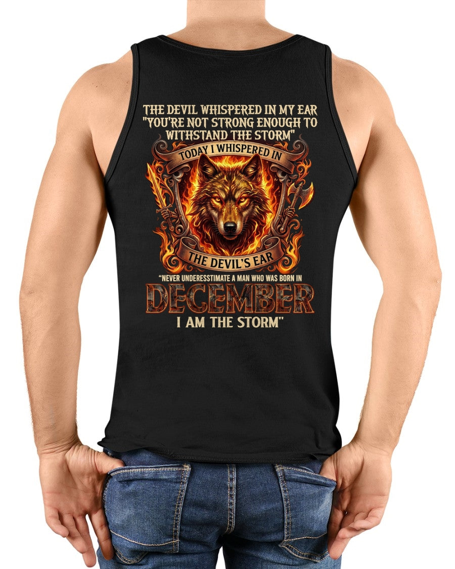ccdi12 - Never Underestimate a Man Born in December – I Am the Storm - male (SKU2604-229-12)