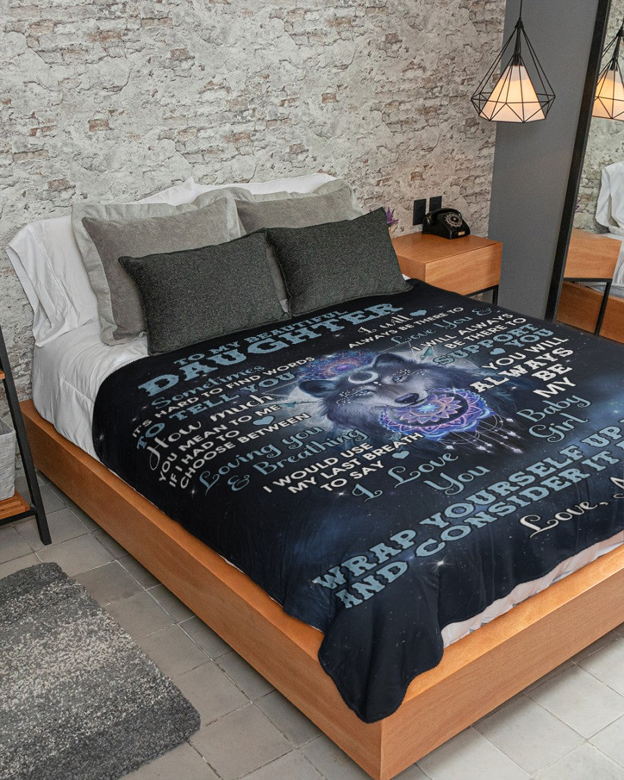 Special Gift For Your Daughter Blanket - From Mom