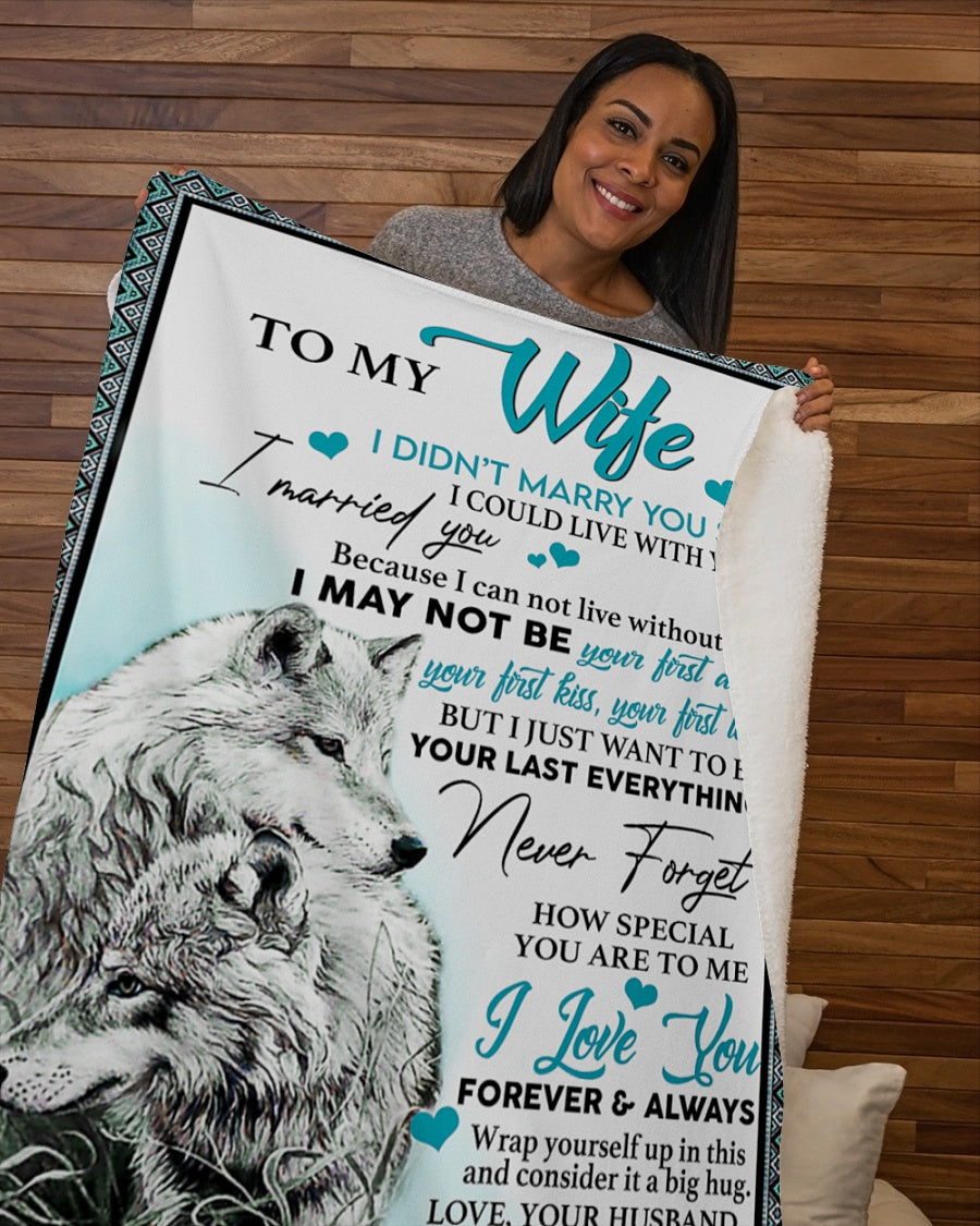 Special Gift For Wife Blanket - From Husband