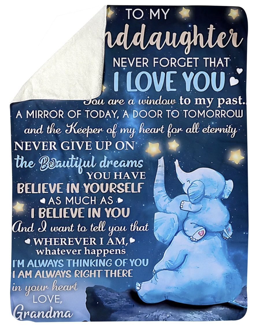 Special Gift For Your Granddaughter Blanket - From Grandma (SKU-CHAU-B20) FULL