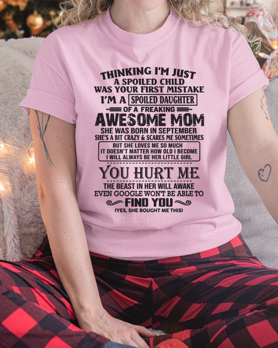 SEPTEMBER - THINKING I’M JUST A SPOILED CHILD WAS YOUR FIRST MISTAKE - FROM WOMAN FMA - ccdi09 (SKU09-15-09)