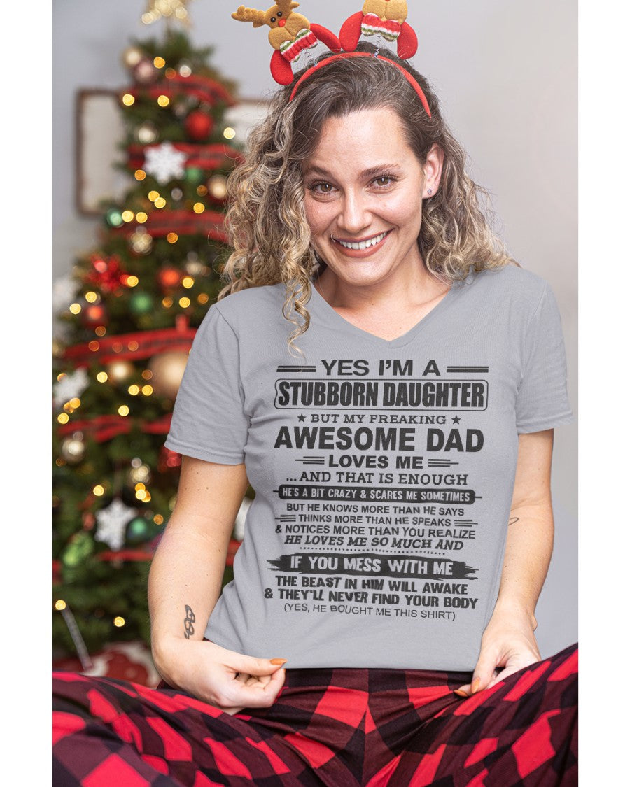 YES I'M A STUBBORN DAUGHTER ccdi00 - FROM MAN (SKU07-186-00)