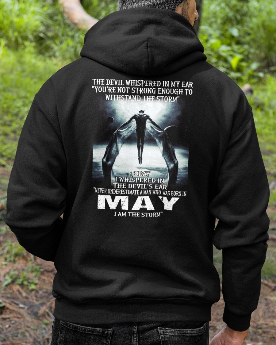 MAY - NEVER UNDERESTIUNDER A MAN - I AM THE STORM - male (SKU08-35-05)