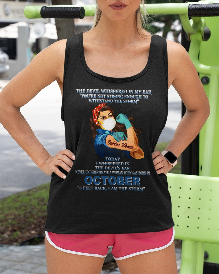 Never Underestimate A Woman Born In October – October Woman “I Am The Storm” - FMA / ccdi10 (SKU12-322-10)