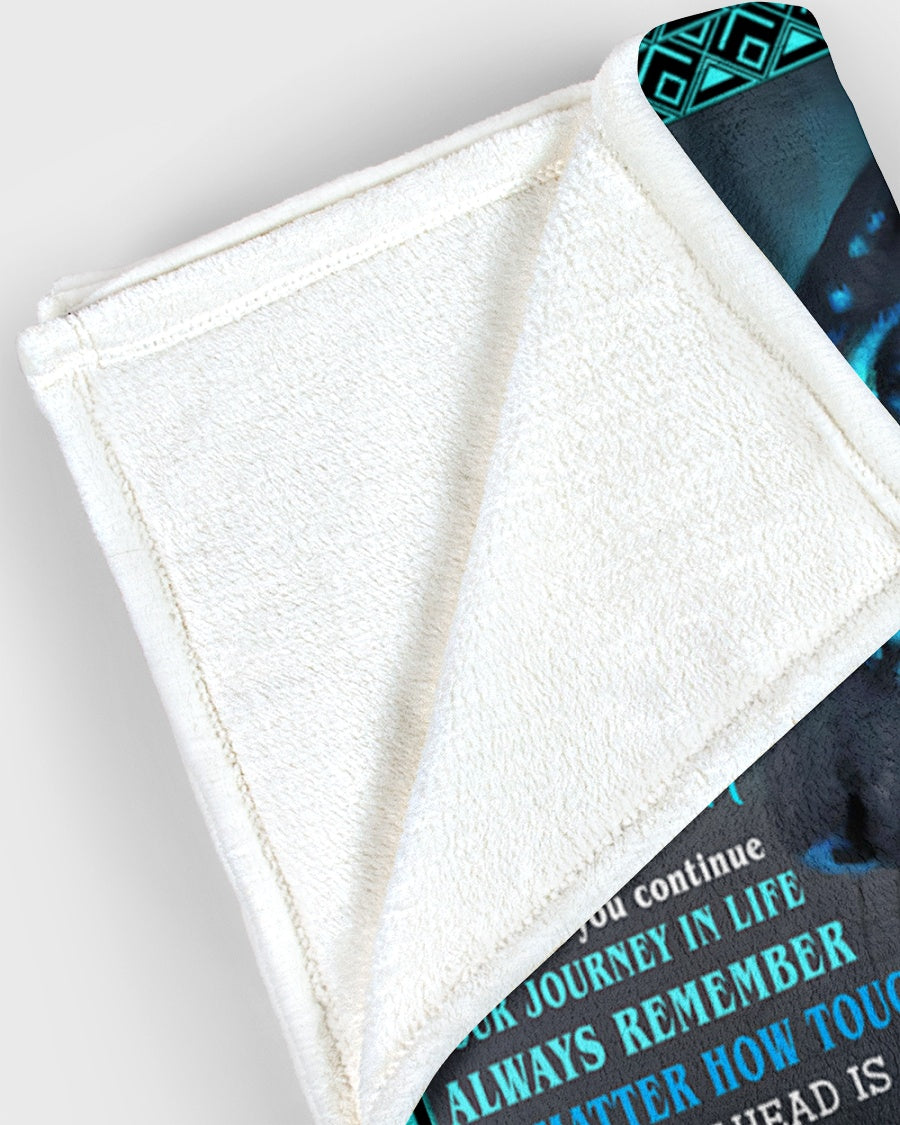 To my son - Gift for son Fleece Blanket - from mom (SKUB07-80)