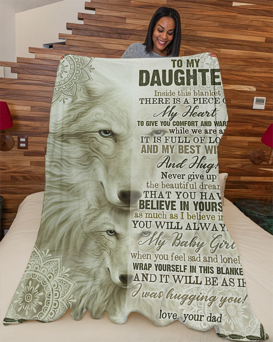 Special Gift For Your Daughter Blanket - From Dad